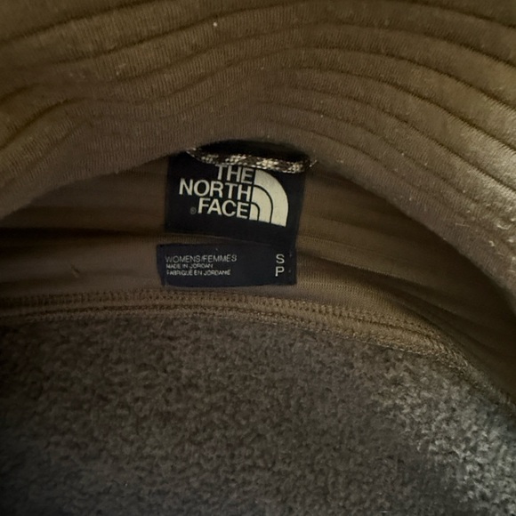 The North Face Brown Fleece Hooded Full Zip Jacket Women’s Small - Picture 8 of 15